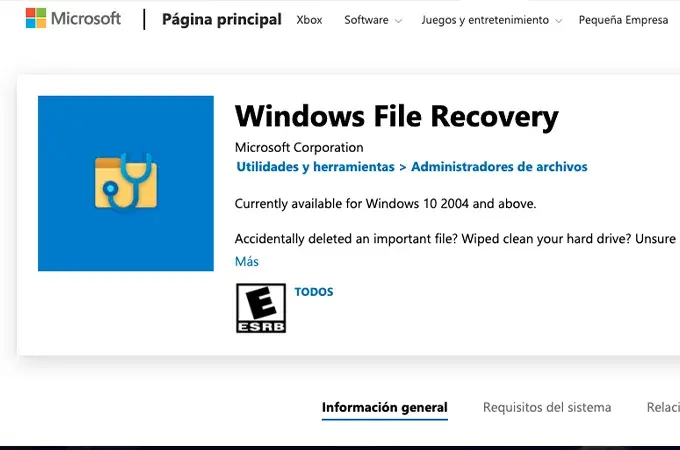 برنامه windows file recovery برای بازیابی فایل های پاک شده