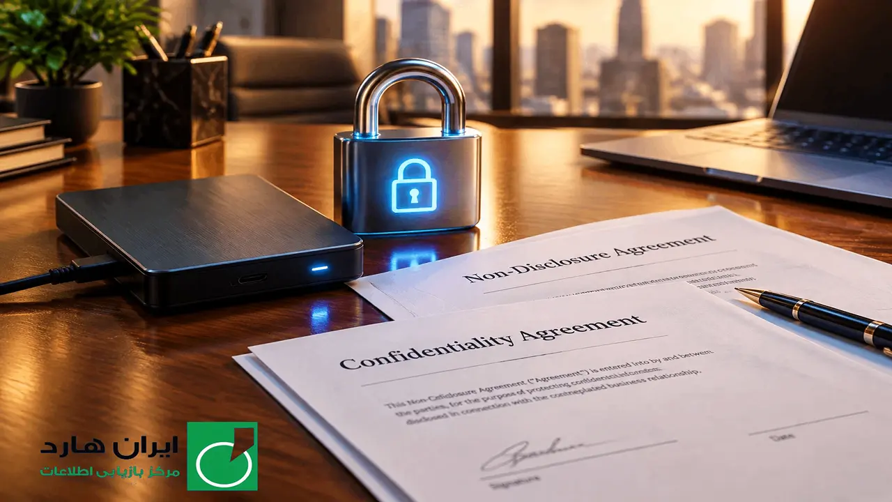 قرارداد محرمانگی و حفظ امنیت اطلاعات شخصی در فرآیند تعمیر هارد در اراک