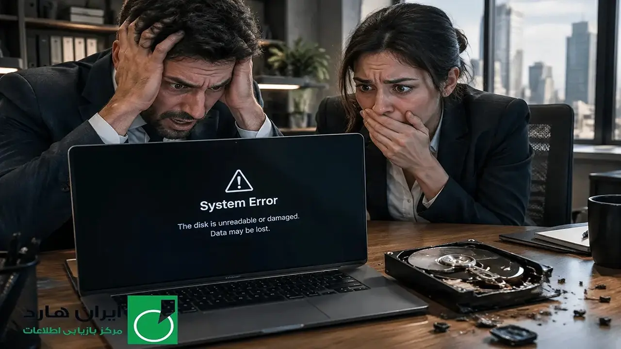 سوختن برد هارد دیسک در اثر نوسان برق و گرمای هوا