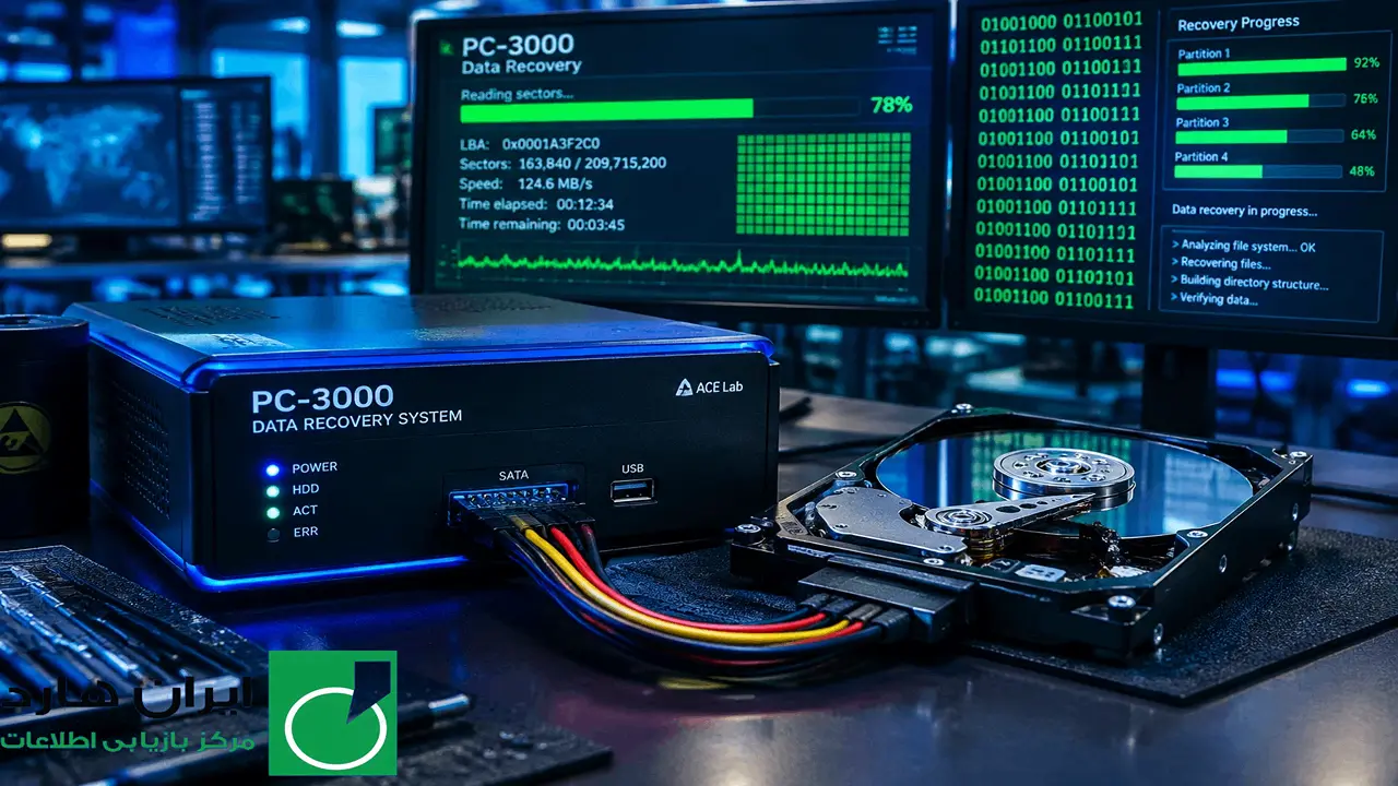 استفاده از دستگاه های پیشرفته تخصصی برای ریکاوری امن فایل ها و عکس های پاک شده در سال 1405


